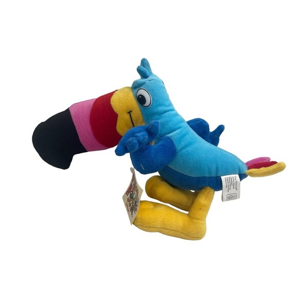 Toy Network Toucan Sam Kelloggs Team Tony Plush 12” Stuffed Animal Toy 2001 - Picture 11 of 16